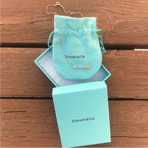 Tiffany and co arrow necklace